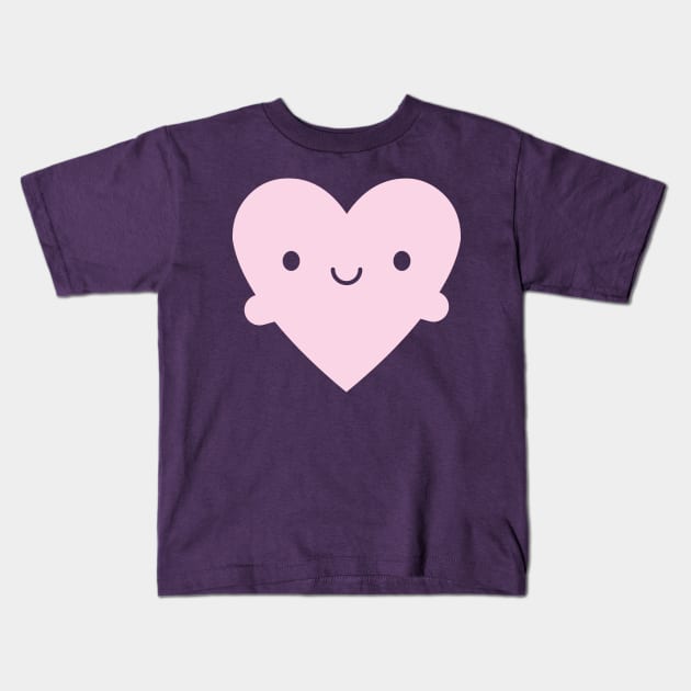 Kawaii Heart Hugs Kids T-Shirt by marcelinesmith